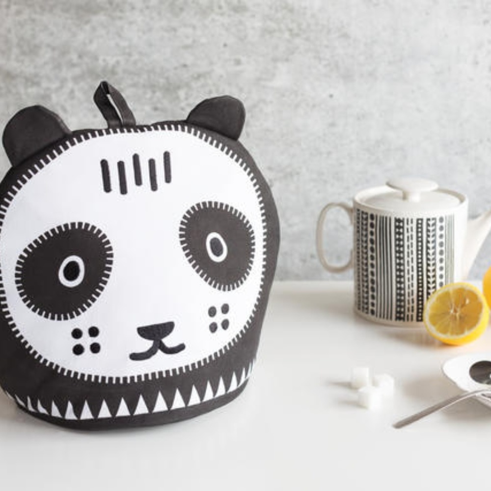 NOW DESIGNS Tea Cozy Poppy Panda Bear NWT
